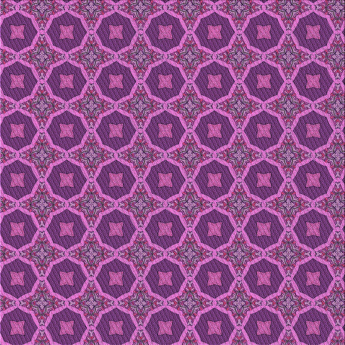 Round Machine Washable Transitional Dark Magenta Purple Rug, wshpat3055pur
