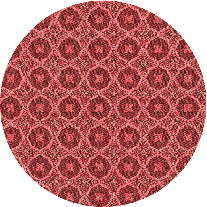 Square Machine Washable Transitional Red Rug in a Living Room, wshpat3055rd