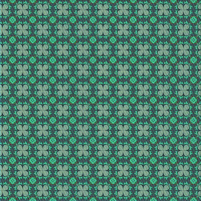 Round Machine Washable Transitional Lime Mint Green Rug, wshpat3056lblu