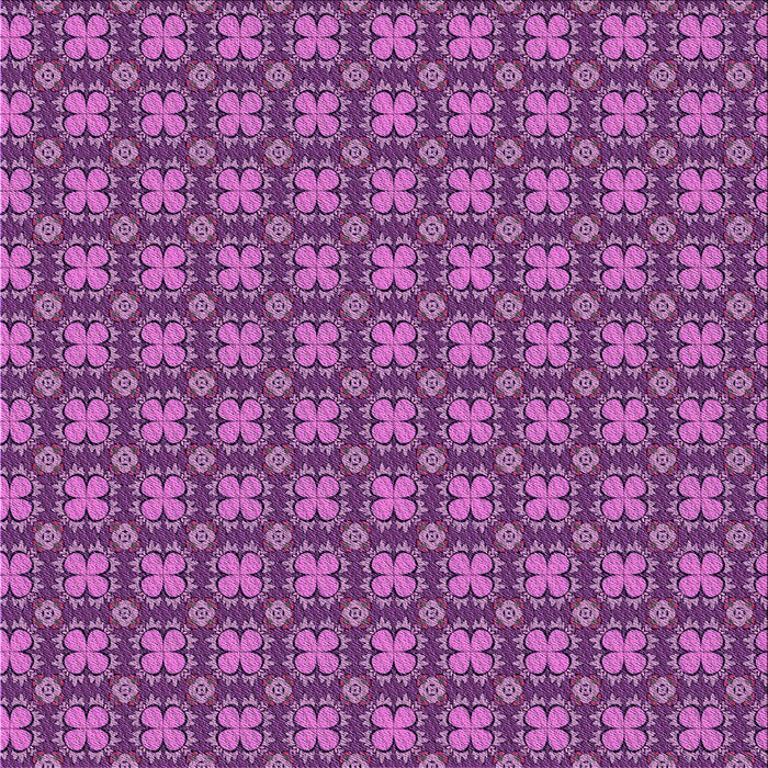 Round Patterned Dark Magenta Purple Rug, pat3056pur