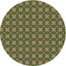 Square Machine Washable Transitional Bakers Brown Rug, wshpat3056