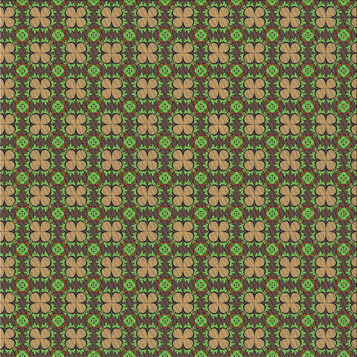 Square Patterned Bakers Brown Novelty Rug, pat3056