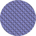 Square Patterned Deep Periwinkle Purple Rug, pat3057blu