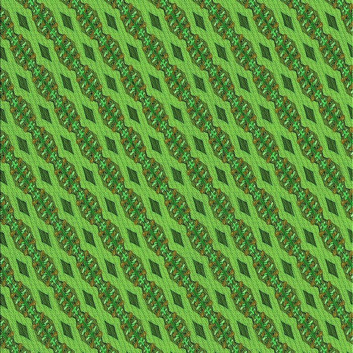 Patterned Green Rug, pat3057grn