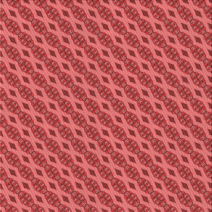Round Patterned Red Rug, pat3057rd