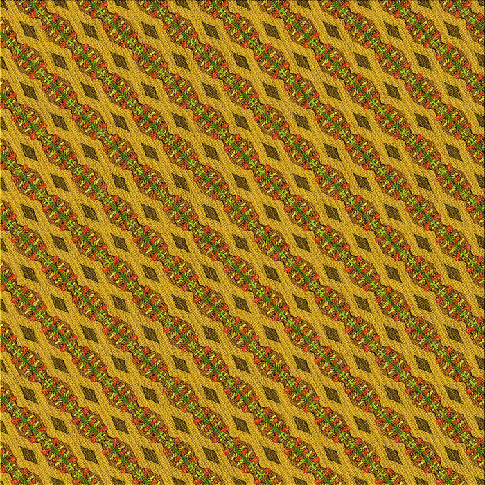 Round Patterned Yellow Rug, pat3057yw