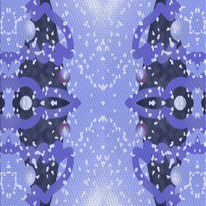 Patterned Jeans Blue Rug, pat3058blu