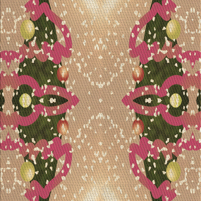 Machine Washable Transitional Chestnut Red Rug, wshpat3058brn