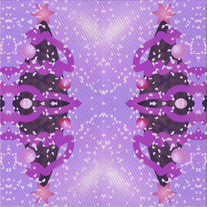 Round Patterned Dark Orchid Purple Rug, pat3058pur