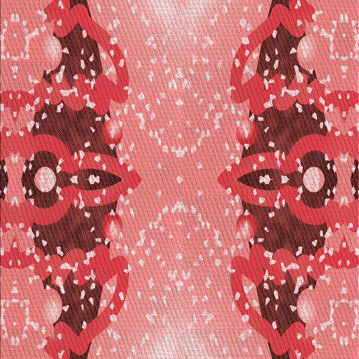 Machine Washable Transitional Light Coral Pink Rug, wshpat3058rd