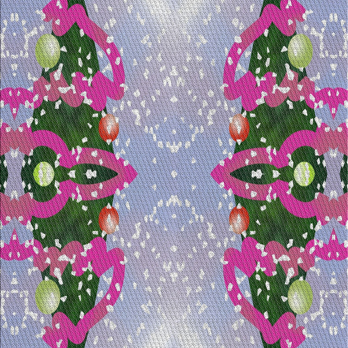 Patterned Purple Novelty Rug, pat3058