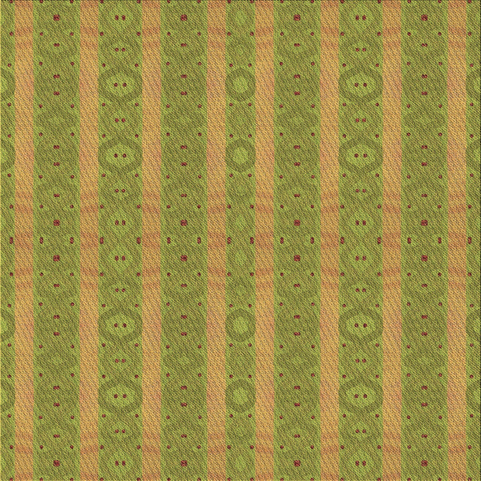 Round Machine Washable Transitional Dark Yellow Green Rug, wshpat3059brn