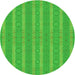 Square Patterned Lime Green Rug, pat3059grn