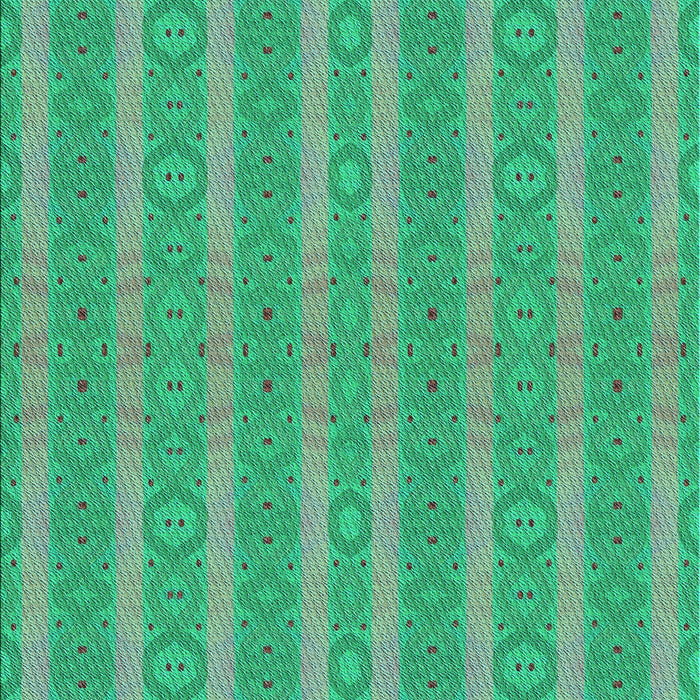 Patterned Spring Green Rug, pat3059lblu