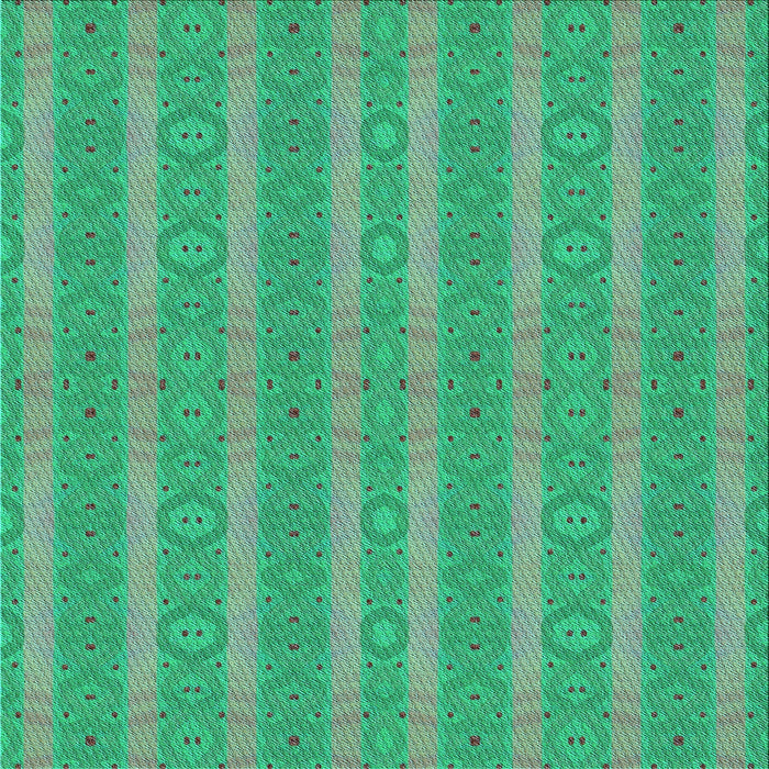 Round Patterned Spring Green Rug, pat3059lblu