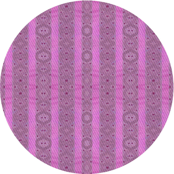 Square Machine Washable Transitional Magenta Pink Rug in a Living Room, wshpat3059pur