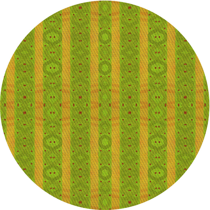 Square Machine Washable Transitional Pistachio Green Rug in a Living Room, wshpat3059yw