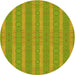 Square Patterned Pistachio Green Rug, pat3059yw