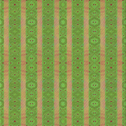 Sideview of Machine Washable Transitional Green Rug, wshpat3059