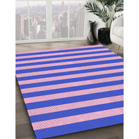 Patterned Plum Purple Rug, pat306pur