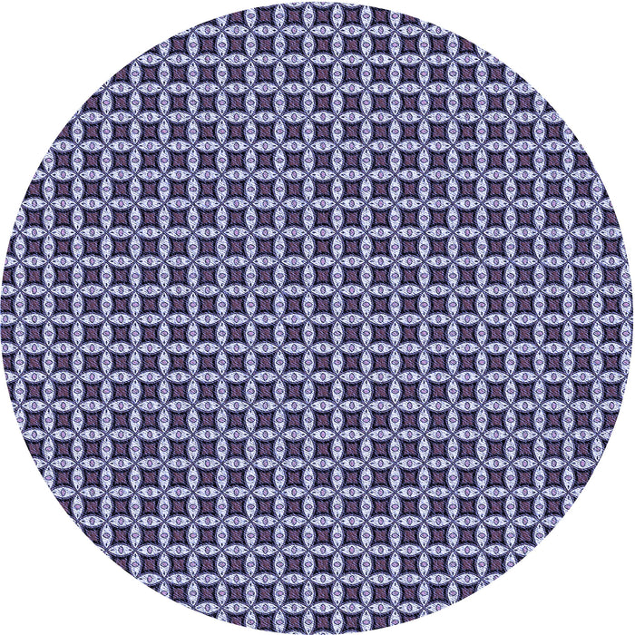 Square Patterned Blue Rug, pat3060blu