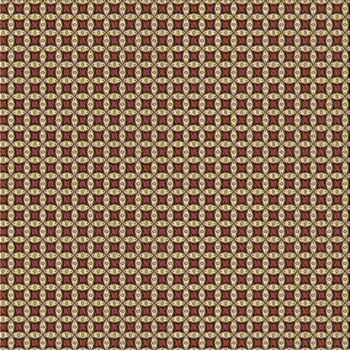 Round Patterned Metallic Gold Rug, pat3060brn