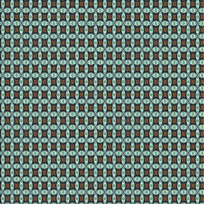 Patterned Medium Aqua Marine Green Rug, pat3060lblu