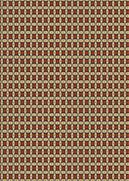 Machine Washable Transitional Vermilion Red Rug, wshpat3060