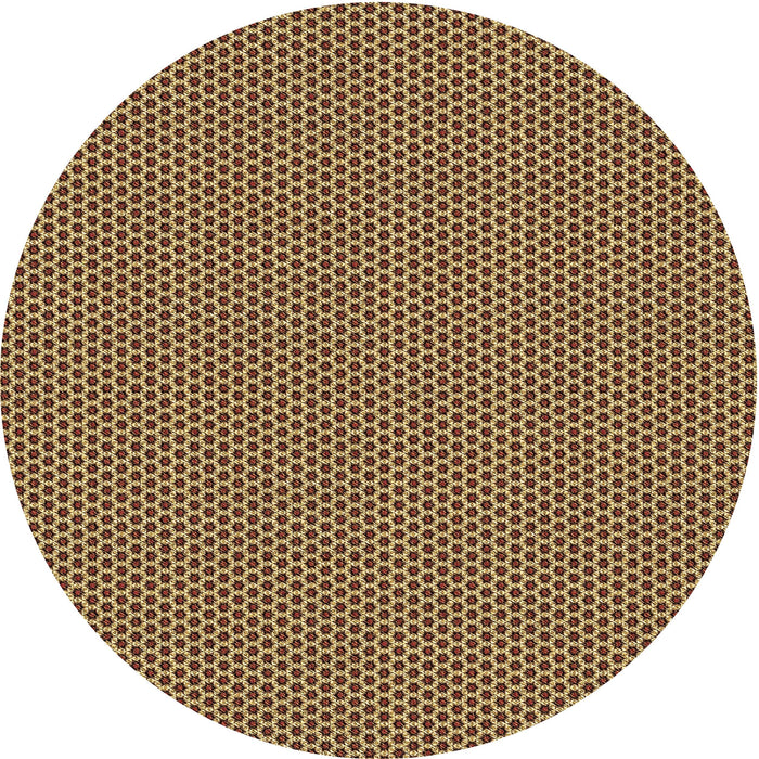 Square Patterned Red Brown Rug, pat3061brn