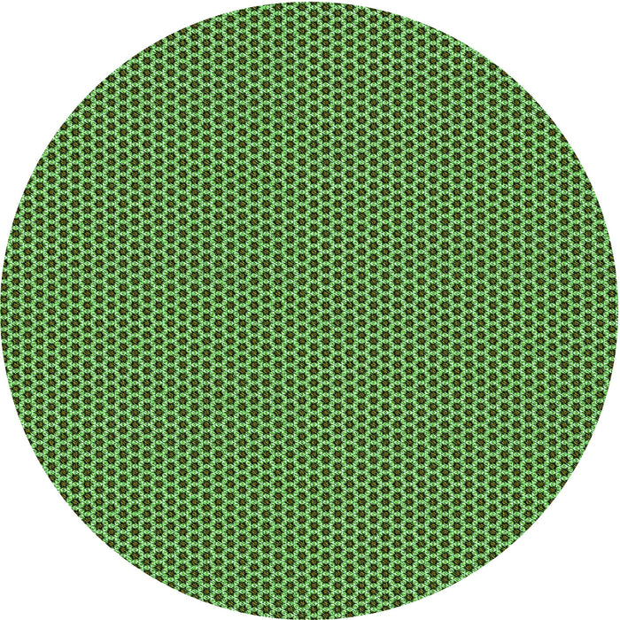 Square Patterned Green Rug, pat3061grn