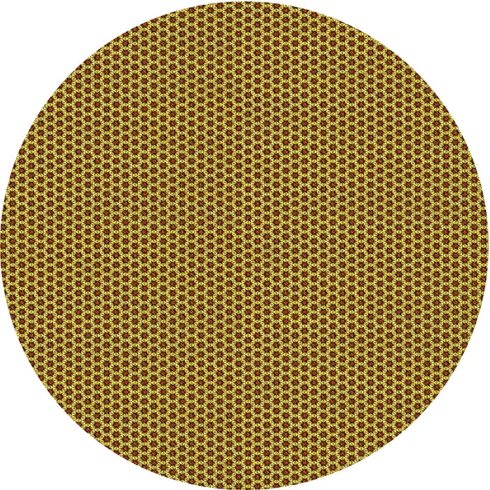 Square Patterned Red Brown Rug, pat3061yw