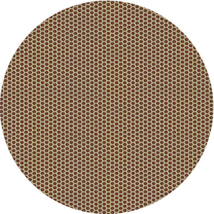 Sideview of Patterned Brownish Green Novelty Rug, pat3061