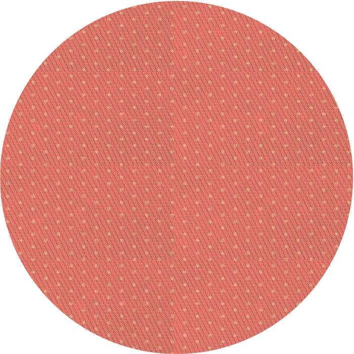 Square Patterned Tomato Red Rug, pat3062org