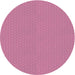 Square Machine Washable Transitional HotPink Rug in a Living Room, wshpat3062