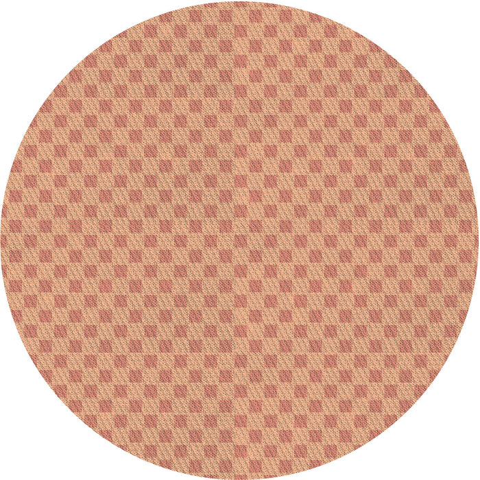 Square Machine Washable Transitional Orange Rug in a Living Room, wshpat3063brn