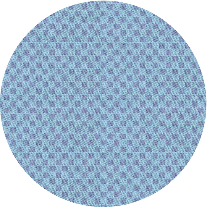 Square Machine Washable Transitional Sky Blue Rug in a Living Room, wshpat3063lblu