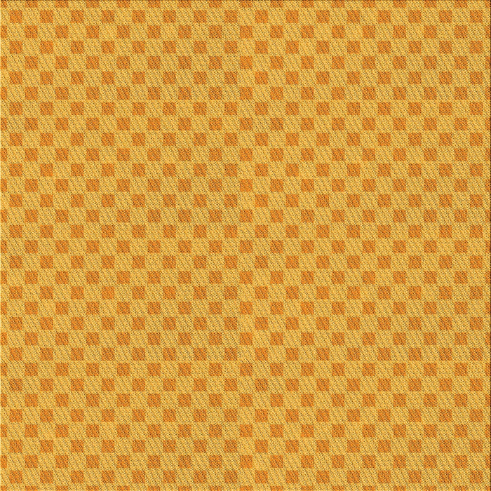 Round Machine Washable Transitional Neon Orange Rug, wshpat3063yw