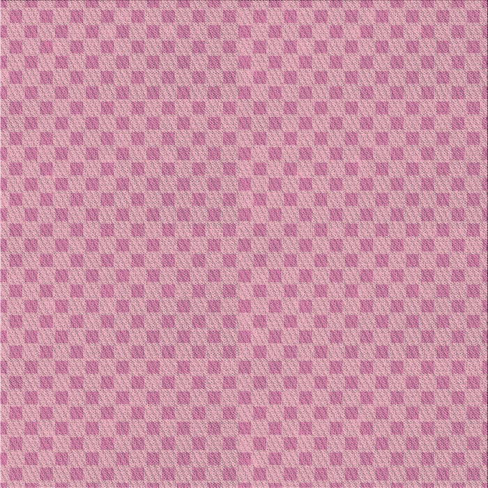 Square Patterned Dark Pink Novelty Rug, pat3063