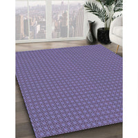 Patterned Purple Rug, pat3064blu