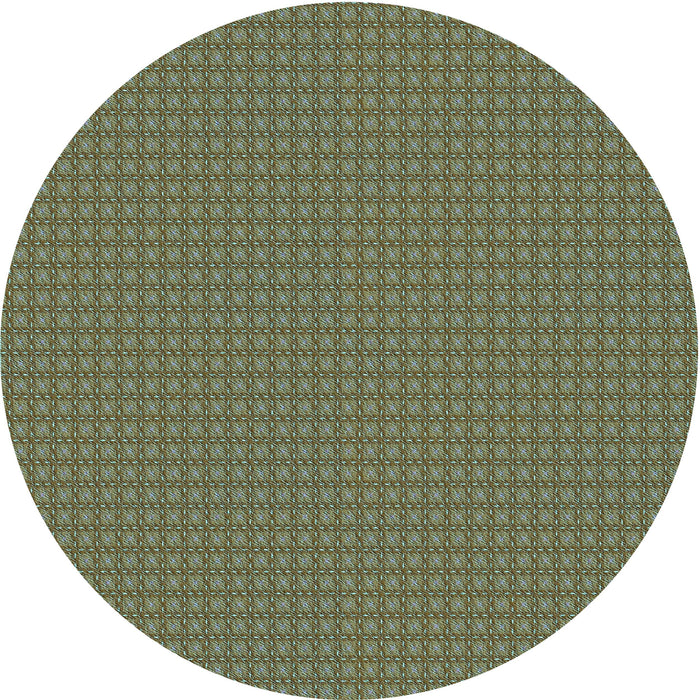 Square Patterned Green Rug, pat3064lblu