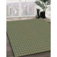 Patterned Green Rug, pat3064lblu