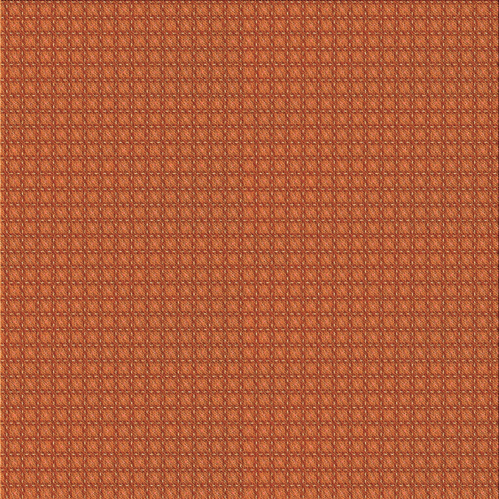 Round Patterned Neon Orange Rug, pat3064org