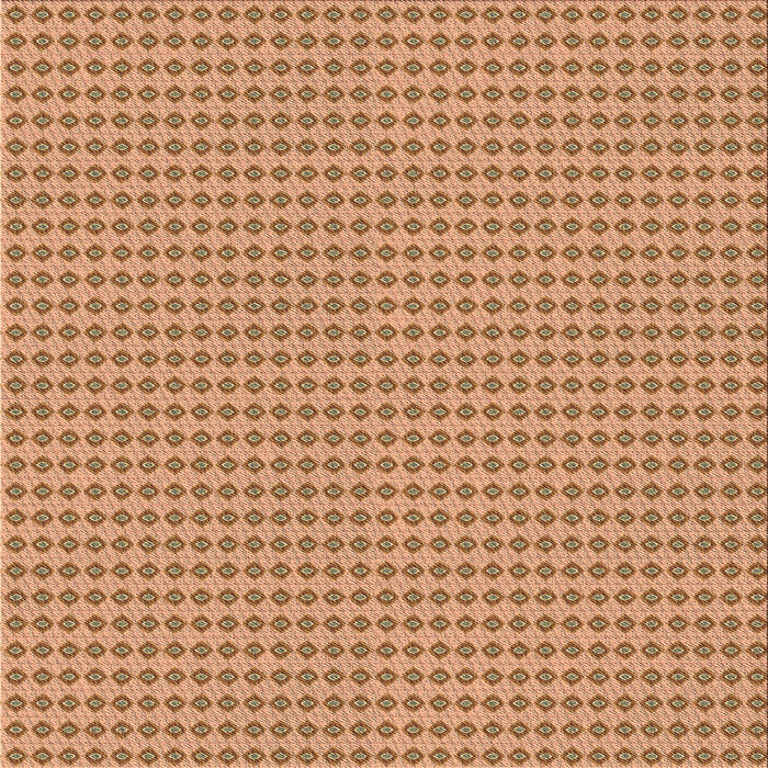 Round Patterned Brown Sand Brown Rug, pat3065brn