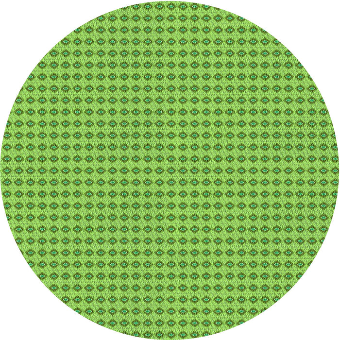 Square Machine Washable Transitional Bright Green Rug in a Living Room, wshpat3065grn