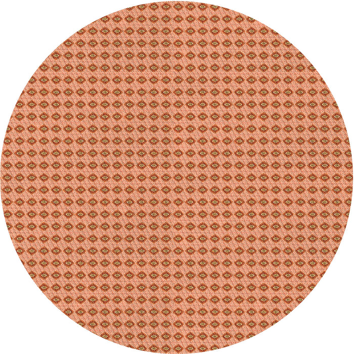 Square Patterned Brown Sand Brown Rug, pat3065org