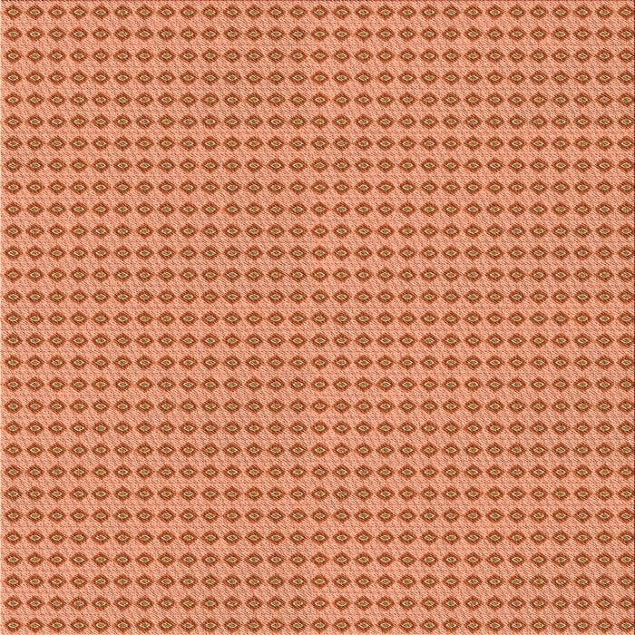 Round Patterned Brown Sand Brown Rug, pat3065org