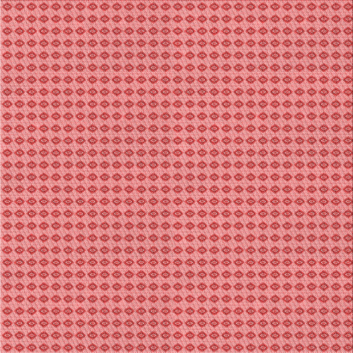 Round Patterned Light Coral Pink Rug, pat3065rd