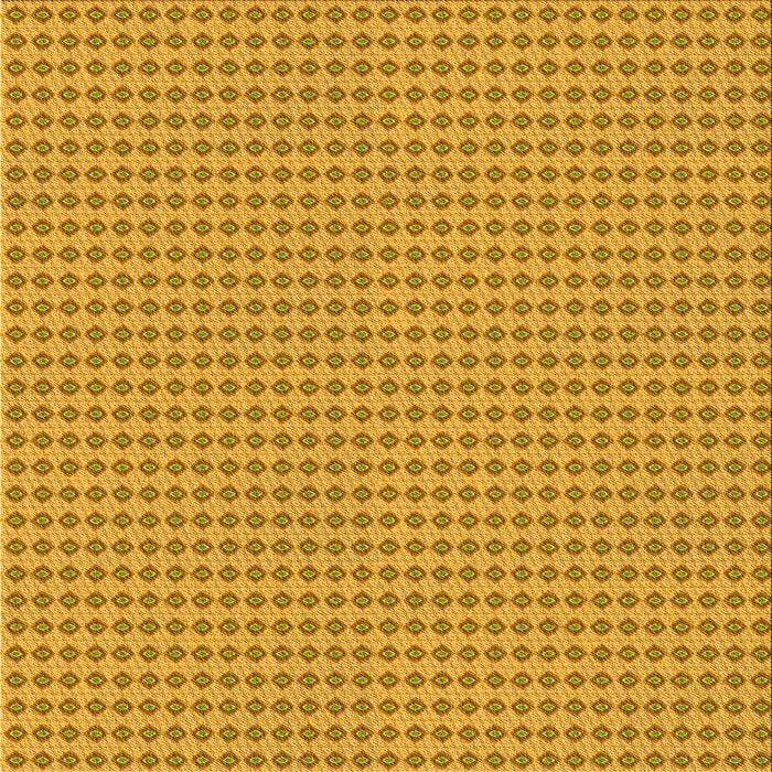 Round Machine Washable Transitional Orange Rug, wshpat3065yw