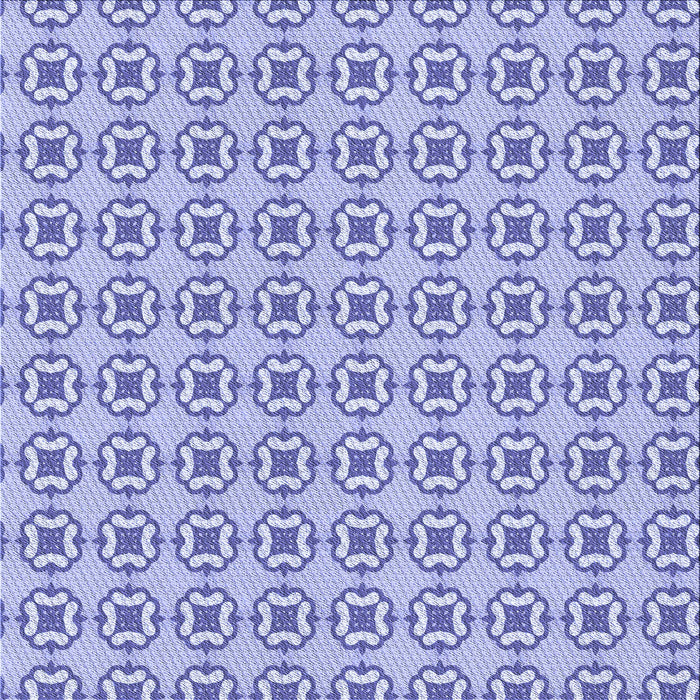 Round Machine Washable Transitional Periwinkle Purple Rug, wshpat3066blu