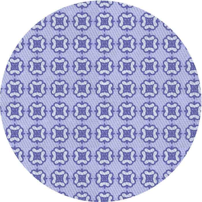 Square Machine Washable Transitional Periwinkle Purple Rug in a Living Room, wshpat3066blu